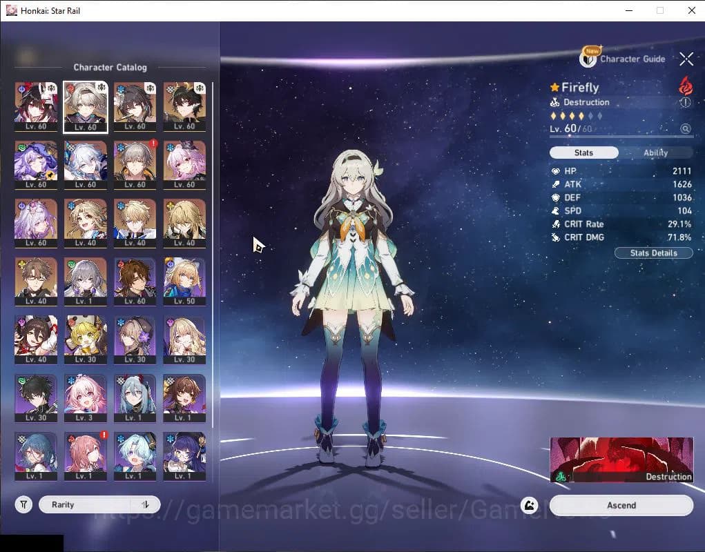 Honkai Star Rail Accounts ASIA|TL 50|9 Limited|Evernight+Sign,Castorice,Yao image 9