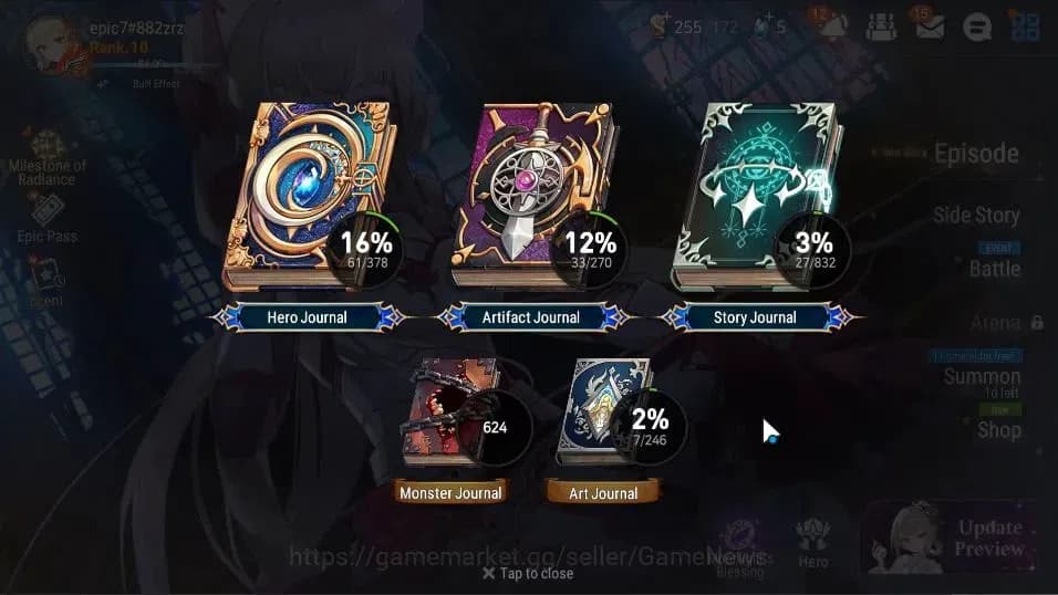 Epic Seven Accounts GLOBAL Unverif|New Era|3 ML(Salome,LOT Scales,Beli image 3
