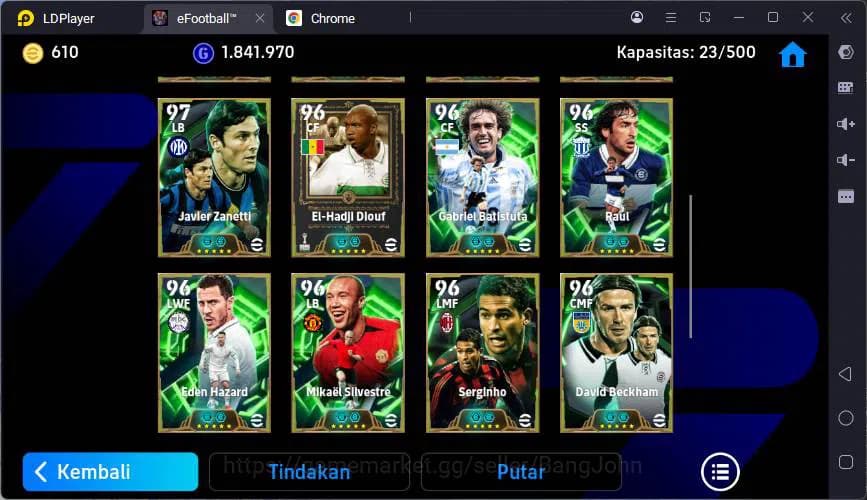 eFootball Accounts ANDROID|PW 3191|Coin 610|Paul Scholes + Bryan Robs image 3