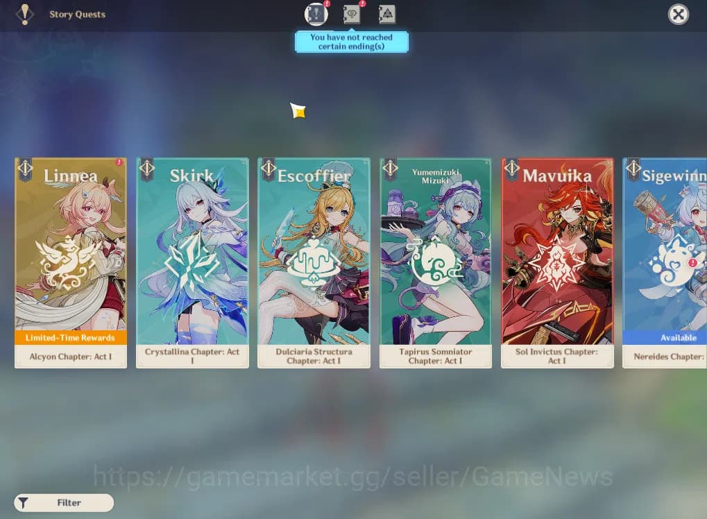 Genshin Impact Accounts ASIA|AR50||6Limited+3(*5Weapon)|ArlecchinoC1+Sign, image 12