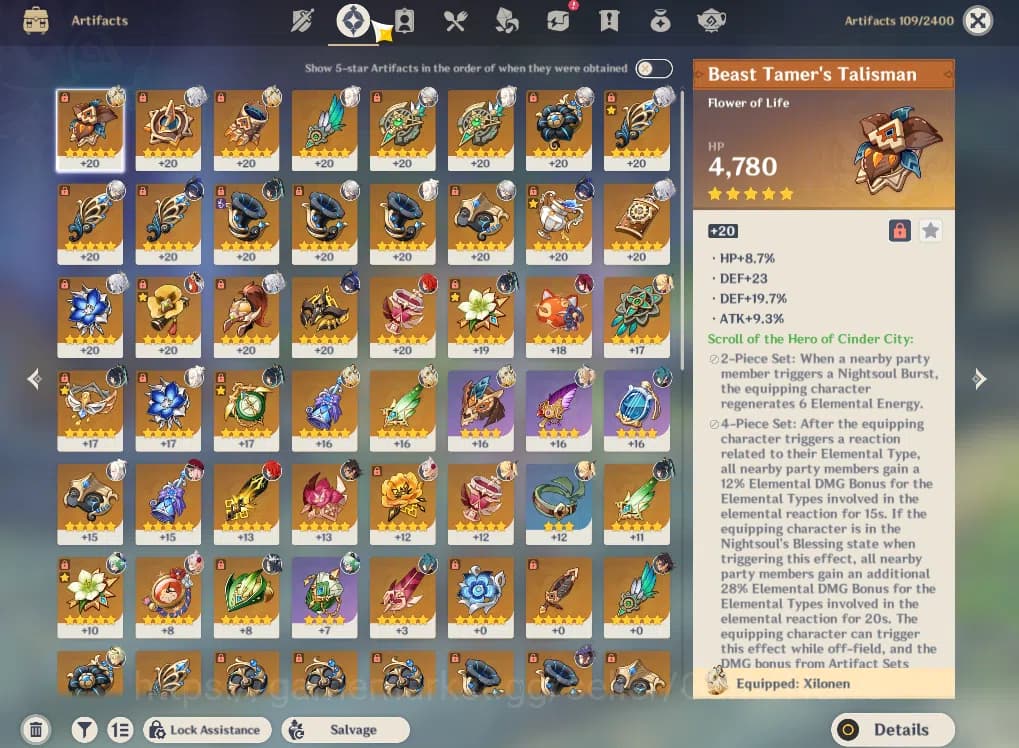 Genshin Impact Accounts ASIA|AR50||6Limited+3(*5Weapon)|ArlecchinoC1+Sign, image 6