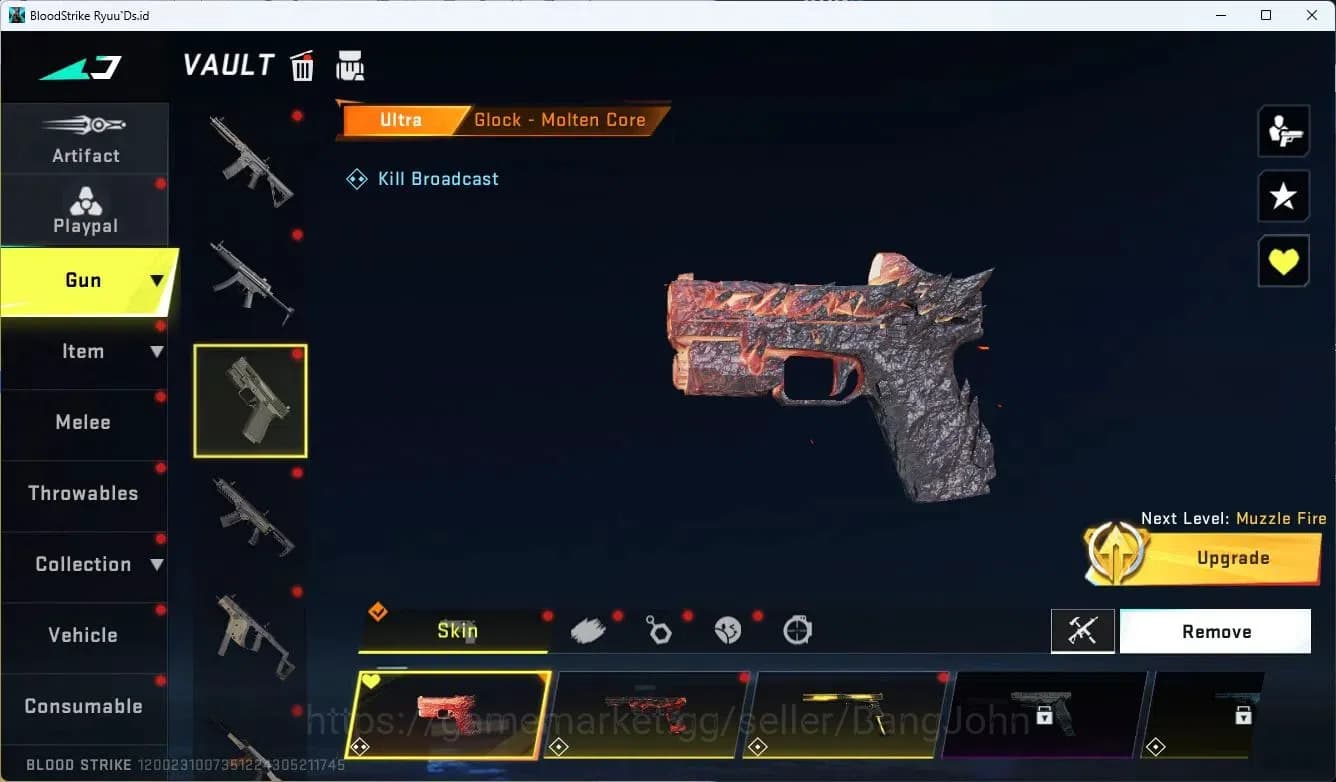 Blood Strike Accounts ASIA | Eternal Desert Eagle-Scorpius|3 EVA,7DS Gun image 10