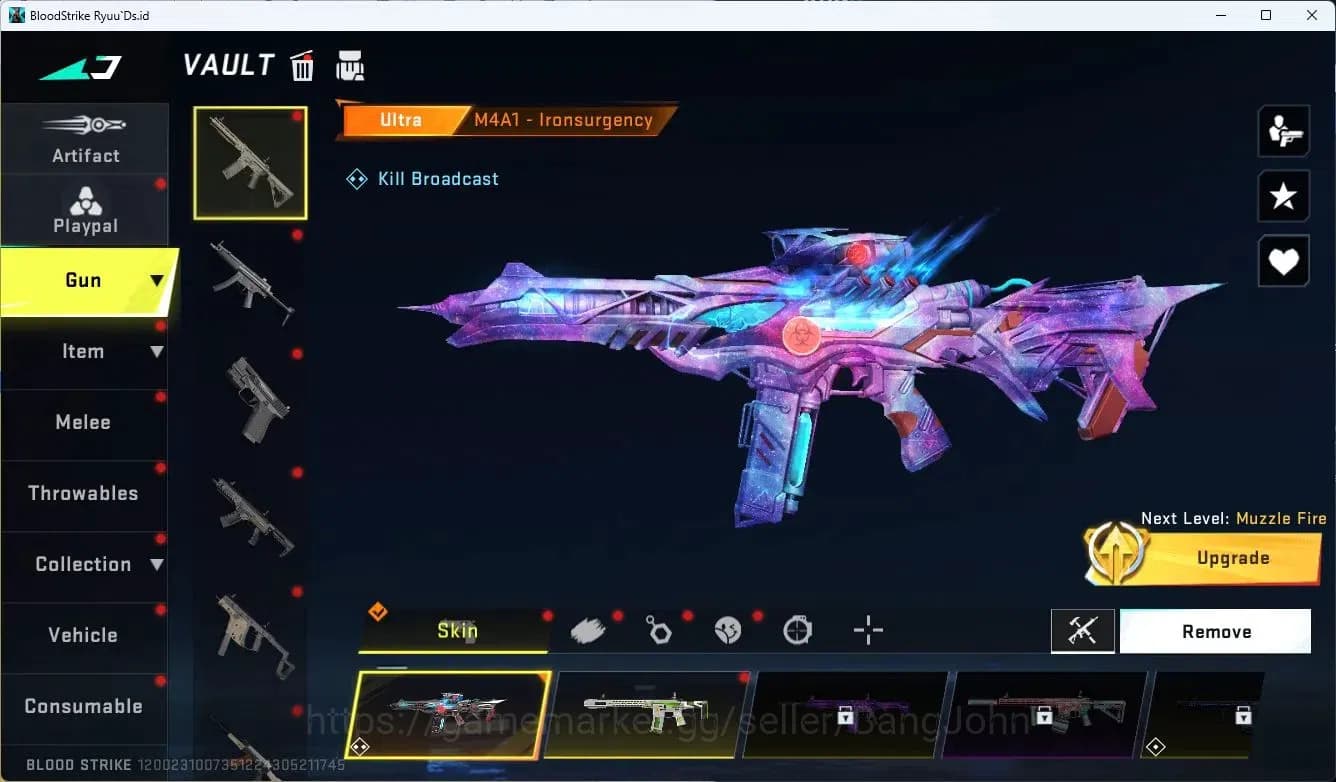 Blood Strike Accounts ASIA | Eternal Desert Eagle-Scorpius|3 EVA,7DS Gun image 8