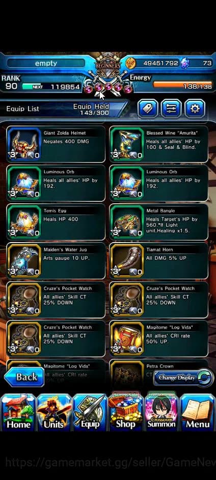 Grand Summoners Accounts Global|Rank 90|19 Ascend+7 TW|[Okarun,Emiya,Chloe, image 10