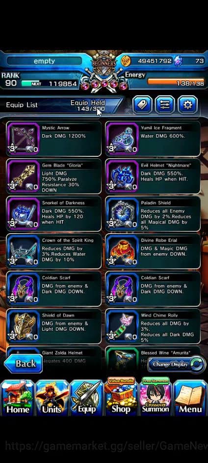 Grand Summoners Accounts Global|Rank 90|19 Ascend+7 TW|[Okarun,Emiya,Chloe, image 11