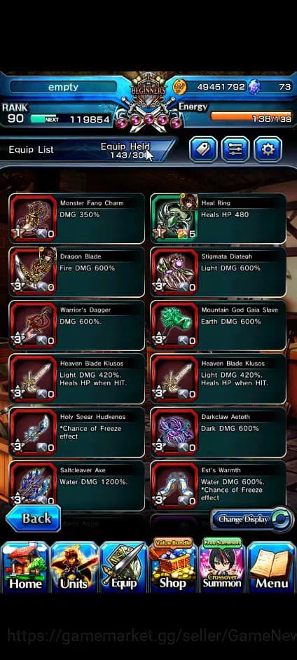 Grand Summoners Accounts Global|Rank 90|19 Ascend+7 TW|[Okarun,Emiya,Chloe, image 12