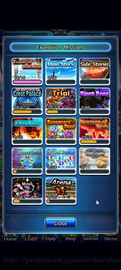 Grand Summoners Accounts Global|Rank 90|19 Ascend+7 TW|[Okarun,Emiya,Chloe, image 15