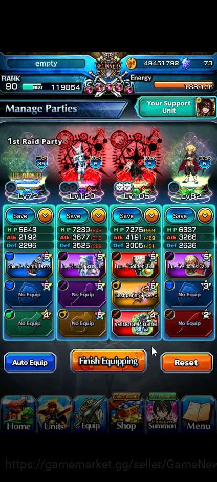 Grand Summoners Accounts Global|Rank 90|19 Ascend+7 TW|[Okarun,Emiya,Chloe, image 20