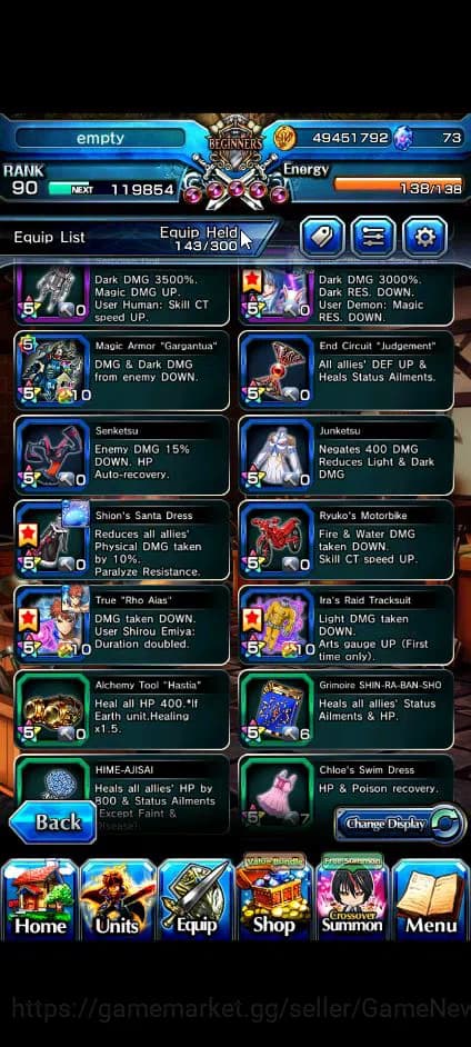 Grand Summoners Accounts Global|Rank 90|19 Ascend+7 TW|[Okarun,Emiya,Chloe, image 3