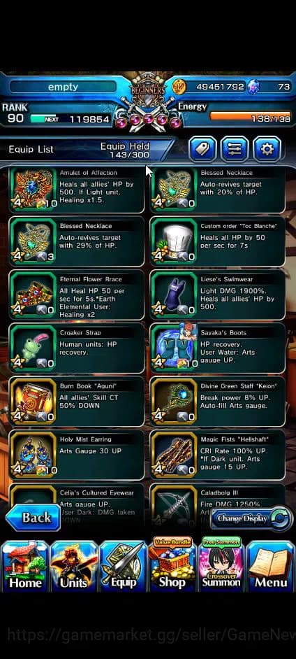 Grand Summoners Accounts Global|Rank 90|19 Ascend+7 TW|[Okarun,Emiya,Chloe, image 7