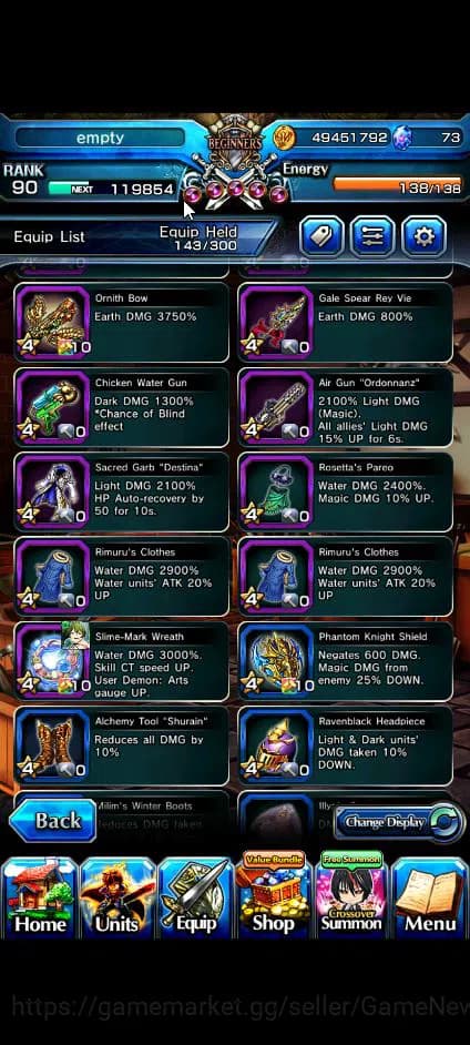 Grand Summoners Accounts Global|Rank 90|19 Ascend+7 TW|[Okarun,Emiya,Chloe, image 8