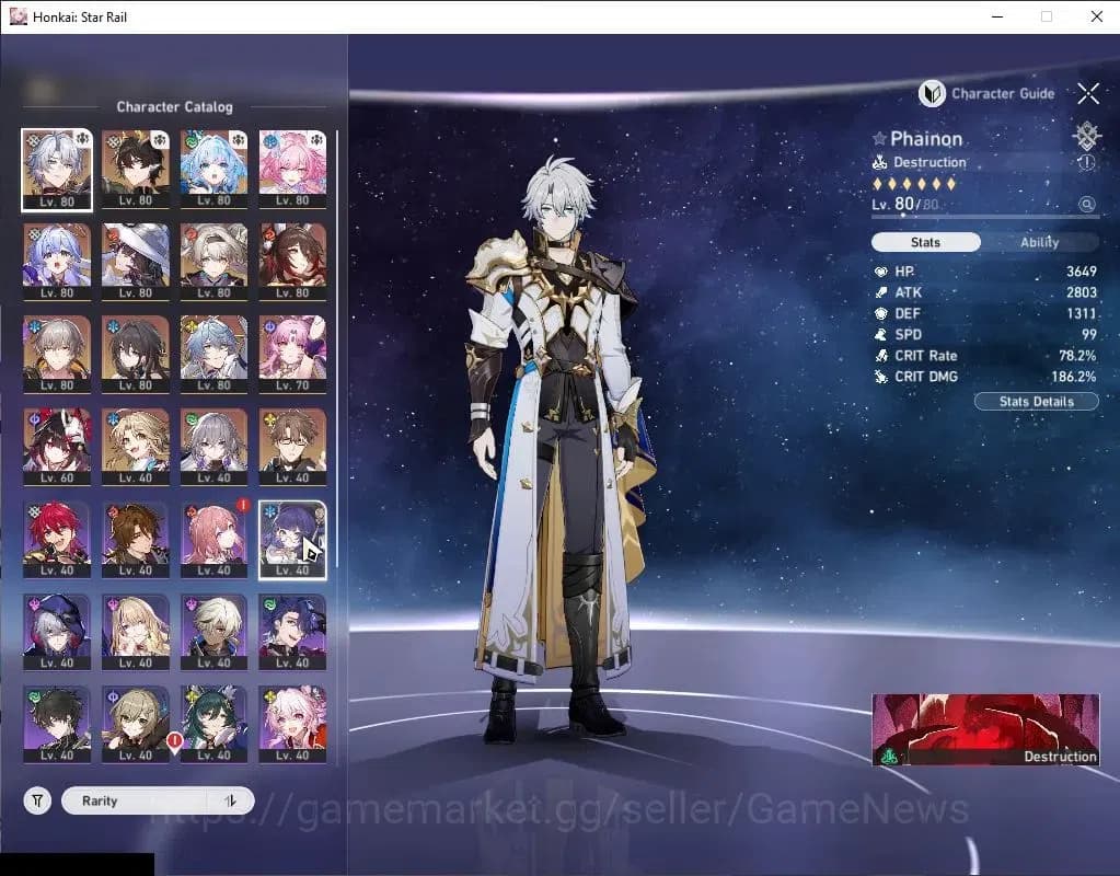 Honkai Star Rail Accounts Asia|TL66|2 PremTeam|12 Limited|Firefly+Sign,Cyren image 4