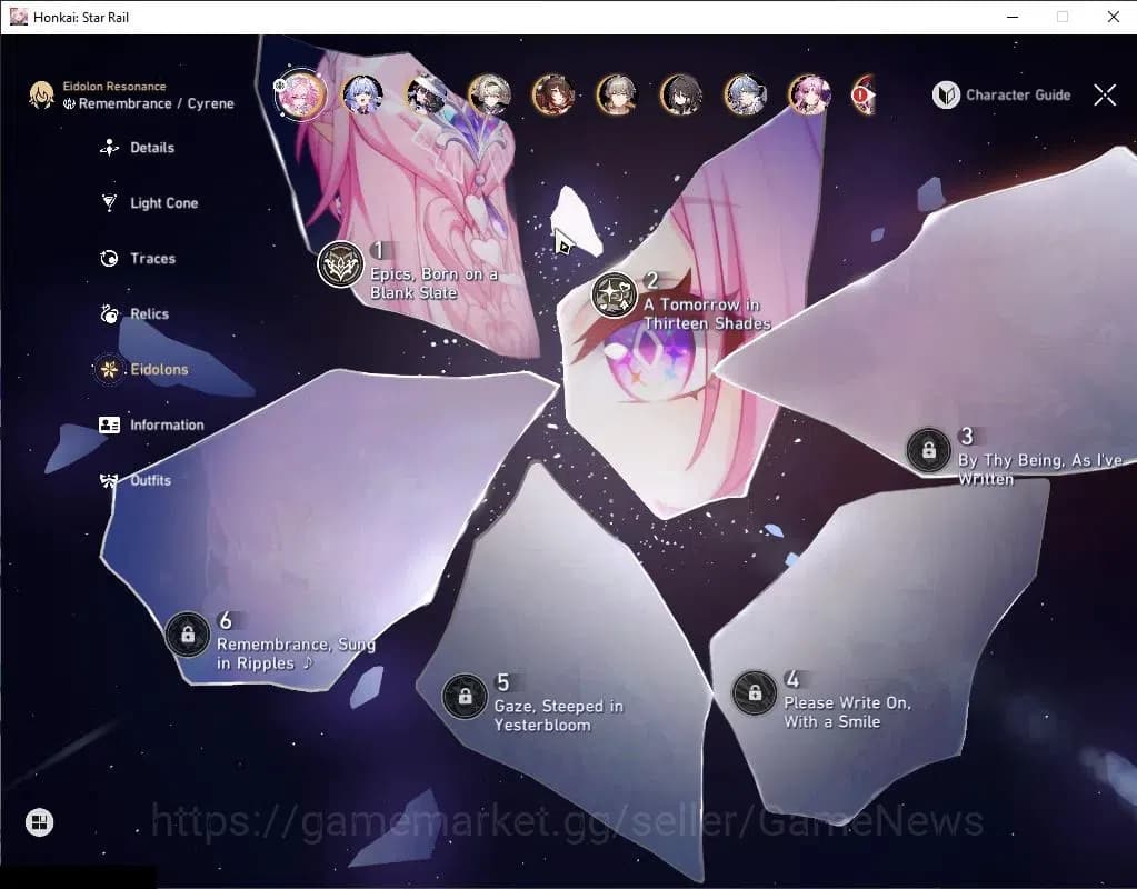 Honkai Star Rail Accounts Asia|TL66|2 PremTeam|12 Limited|Firefly+Sign,Cyren image 5