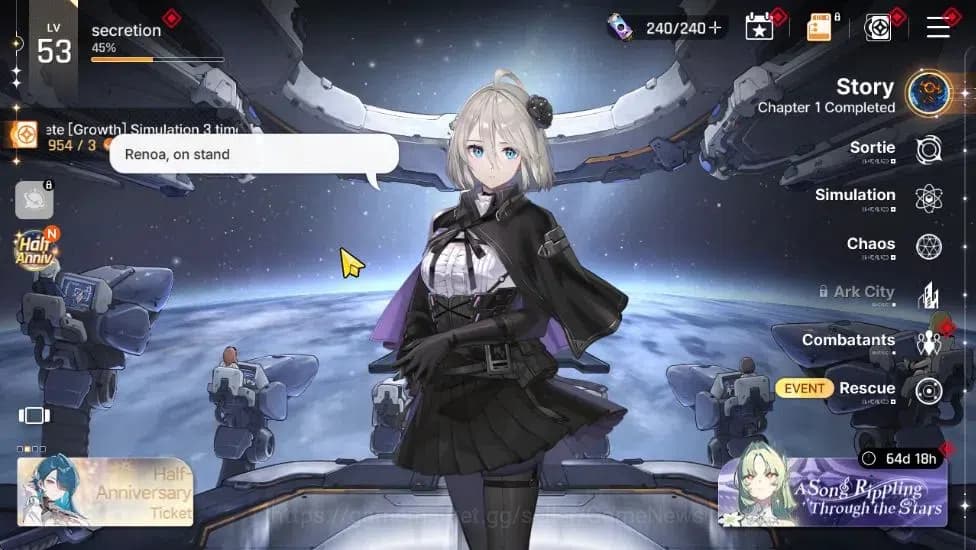 Chaos Zero Nightmare Accounts GLOBAL Lv53|9 SSR[HeidemarieM2,Diana,Nine,Sereniel image 1