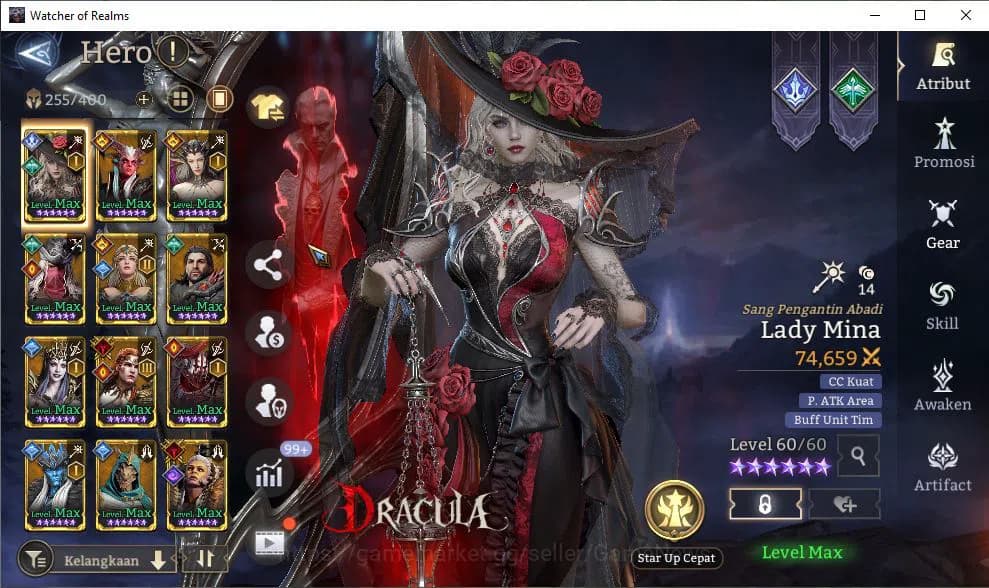 Watcher of Realms Accounts GLOBAL 60x|10,5M Power|15 Lord[ValderonA3,IngridA2 image 15