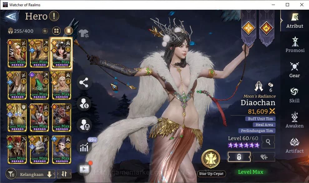 Watcher of Realms Accounts GLOBAL 60x|10,5M Power|15 Lord[ValderonA3,IngridA2 image 16