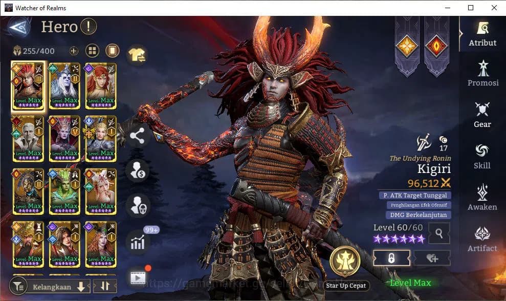 Watcher of Realms Accounts GLOBAL 60x|10,5M Power|15 Lord[ValderonA3,IngridA2 image 18