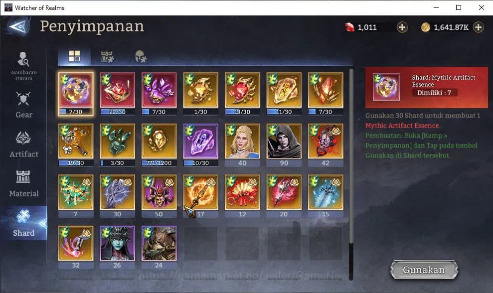 Watcher of Realms Accounts GLOBAL 60x|10,5M Power|15 Lord[ValderonA3,IngridA2 image 5