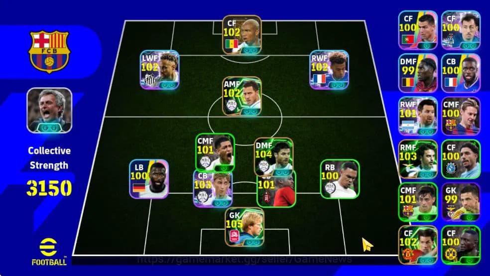 eFootball Accounts Mobile|Oliver Kahn(GK Sprit Roar),Neymar Jr,Desire image 1