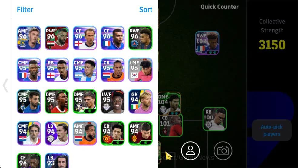 eFootball Accounts Mobile|Oliver Kahn(GK Sprit Roar),Neymar Jr,Desire image 2