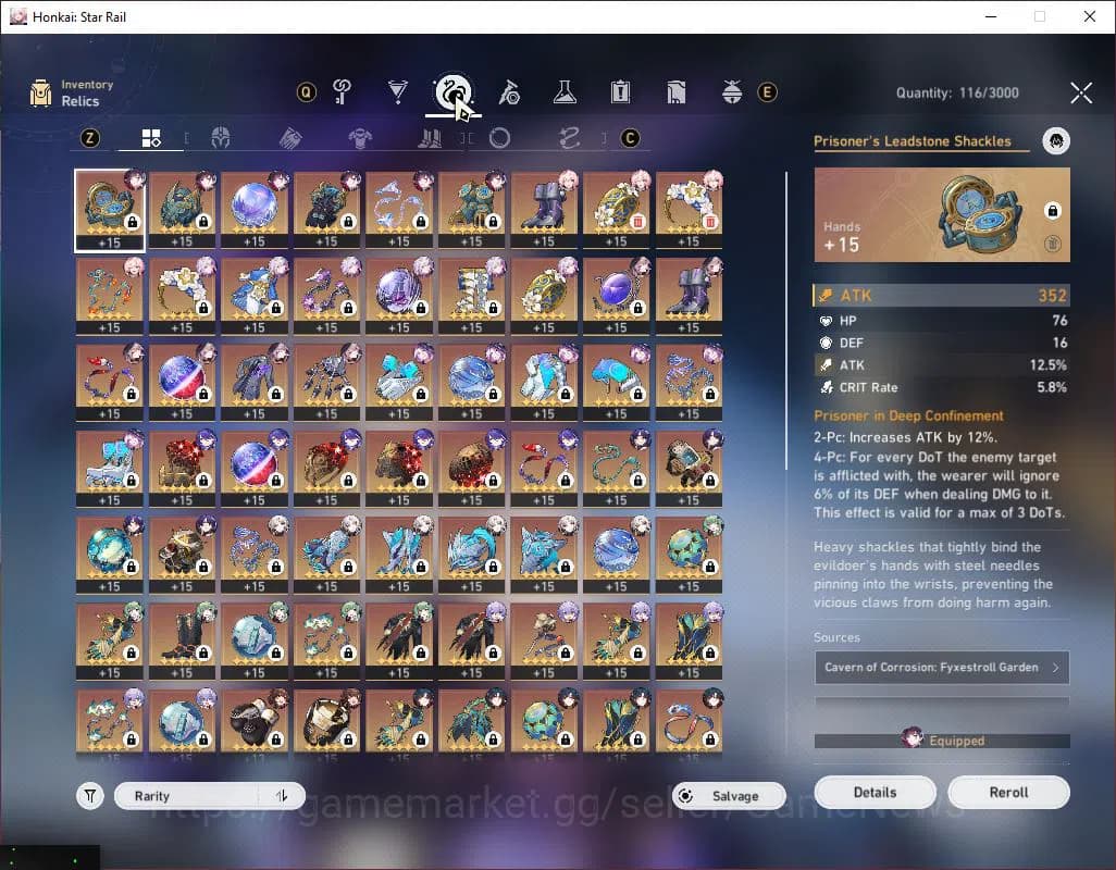 Honkai Star Rail Accounts ASIA|TL 70|DOT Team+2 Sign|14 Limited|[Casto,Acher image 6