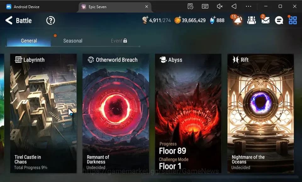 Epic Seven Accounts GLOBAL Unverif|New Era|7 ML(DK Sharun,LW Peira,Har image 15