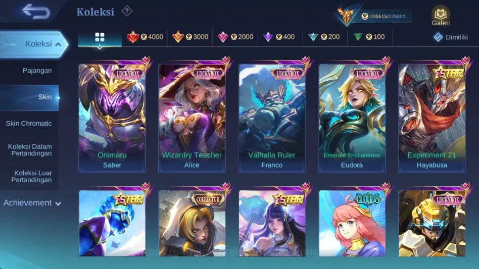 Mobile Legends: Bang Bang Accounts Global,Skin 578,Hero 132,Legnd(miya,saber,aluc,fre image 19