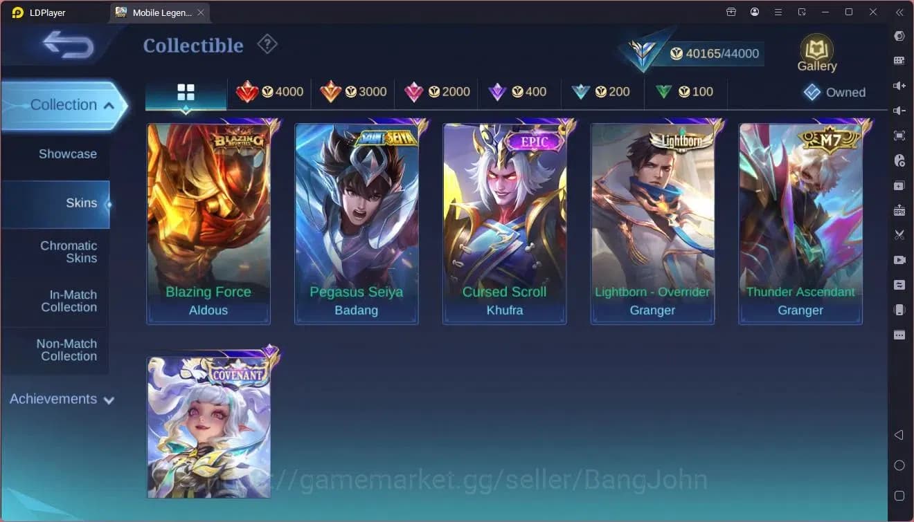 Mobile Legends: Bang Bang Accounts Global|Hero 105|Skin162|Expert|Prime Granger|KOF K image 10