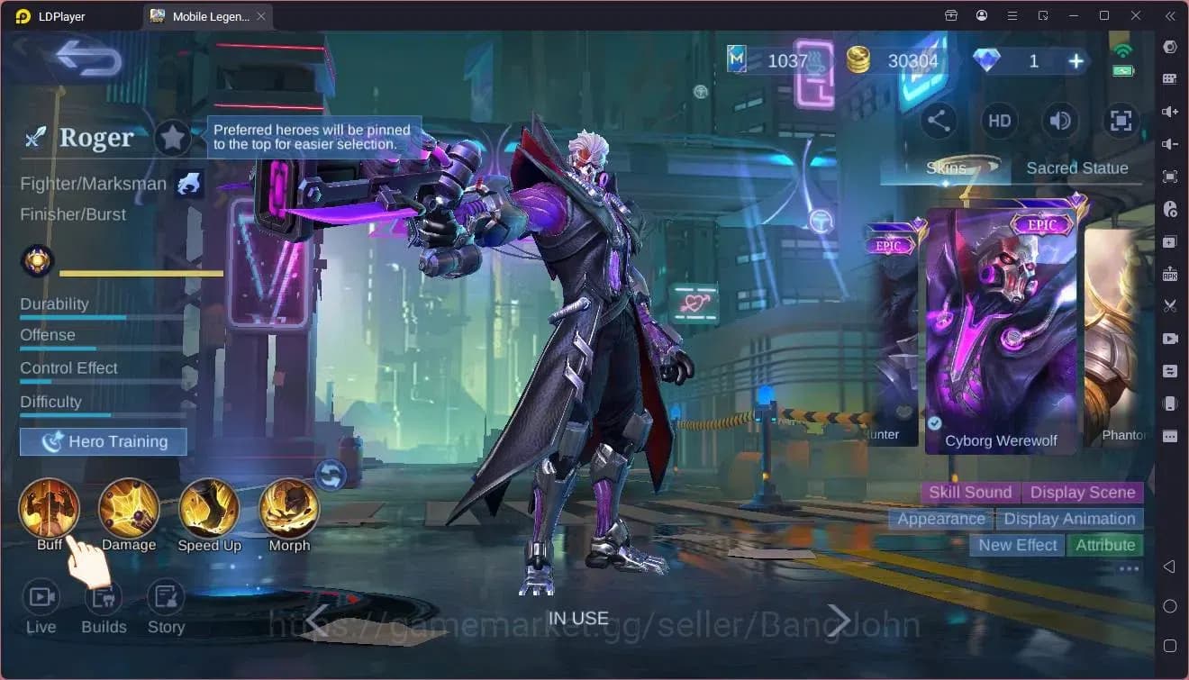 Mobile Legends: Bang Bang Accounts Global|Hero 105|Skin162|Expert|Prime Granger|KOF K image 3