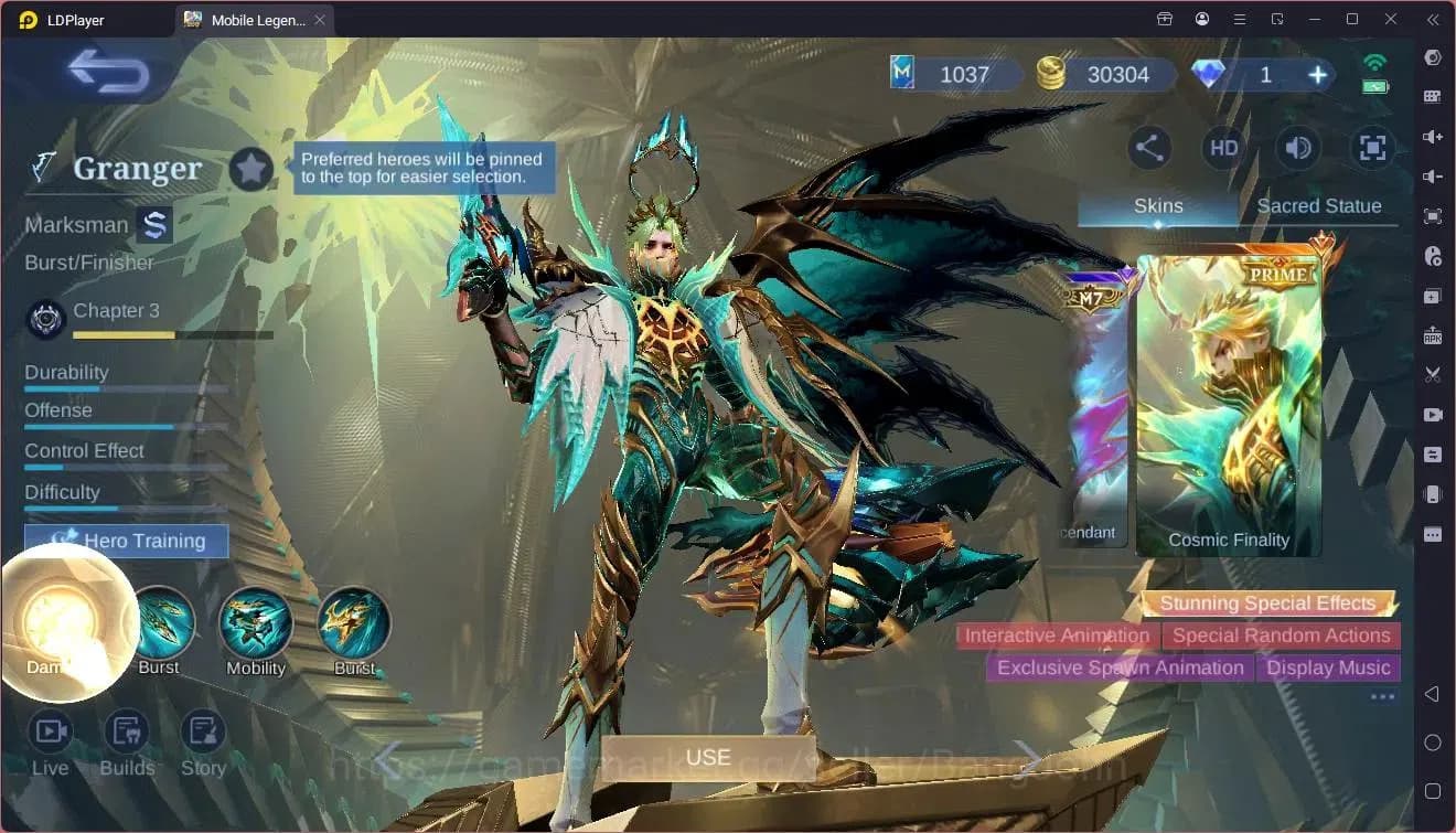 Mobile Legends: Bang Bang Accounts Global|Hero 105|Skin162|Expert|Prime Granger|KOF K image 8