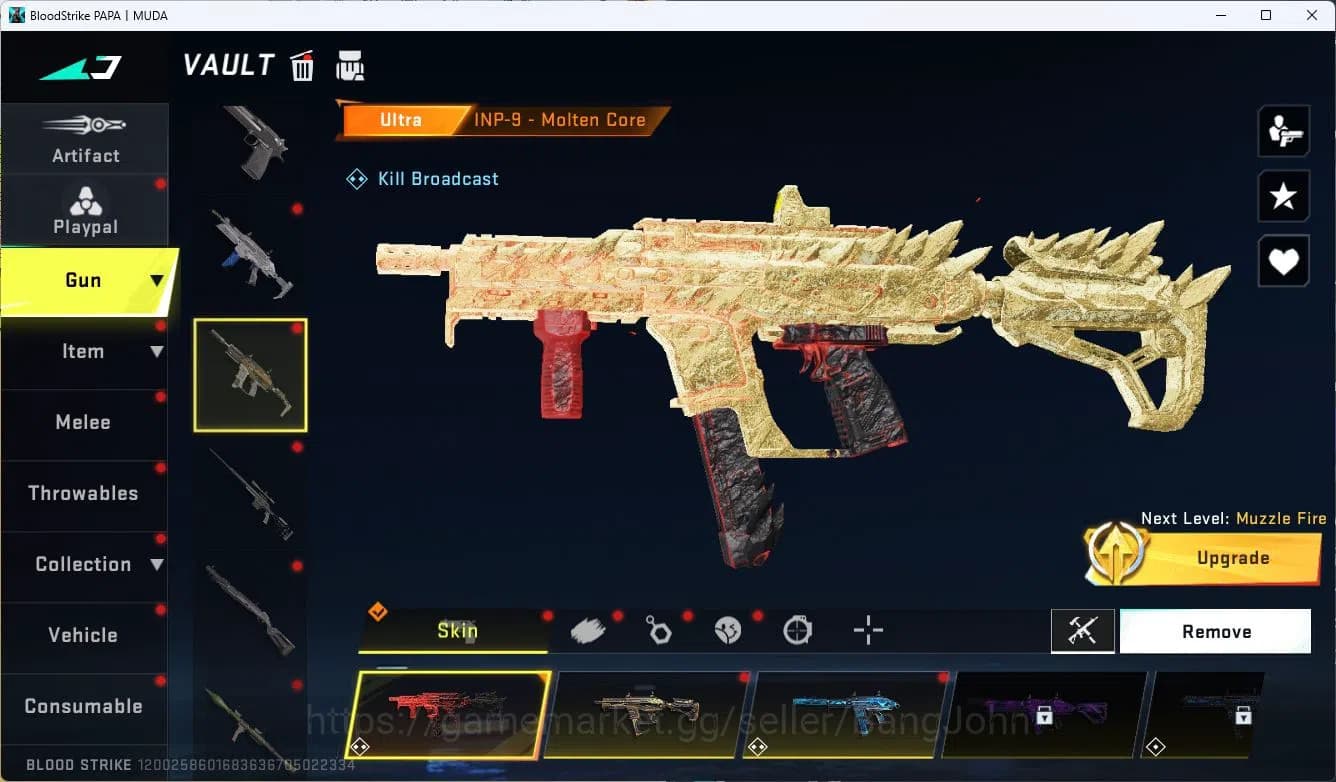 Blood Strike Accounts ASIA|ULTRA=AR97,AUG,MCX,M4A1,ORIGIN-12,URB,INP-9,S image 11
