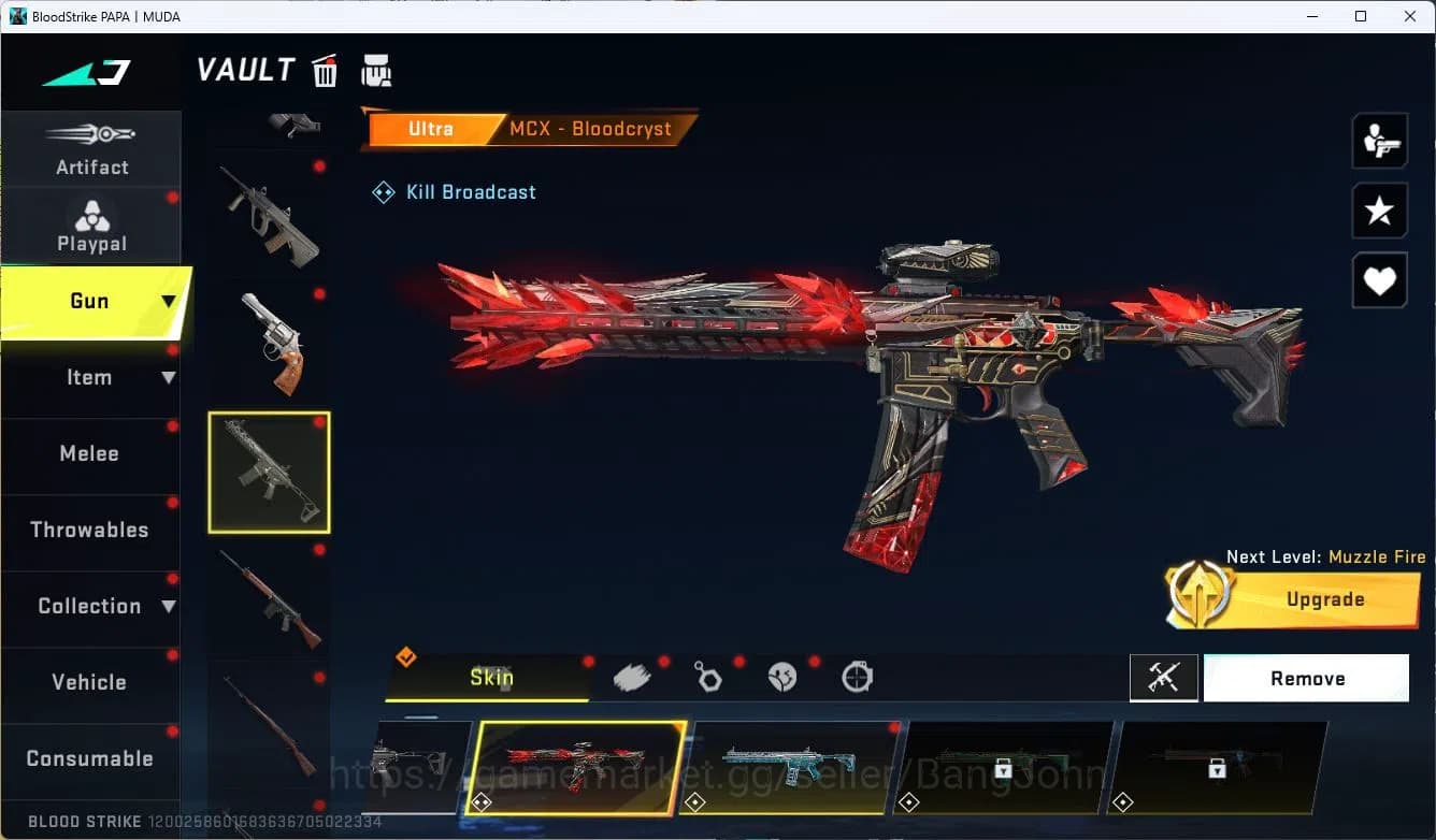 Blood Strike Accounts ASIA|ULTRA=AR97,AUG,MCX,M4A1,ORIGIN-12,URB,INP-9,S image 15