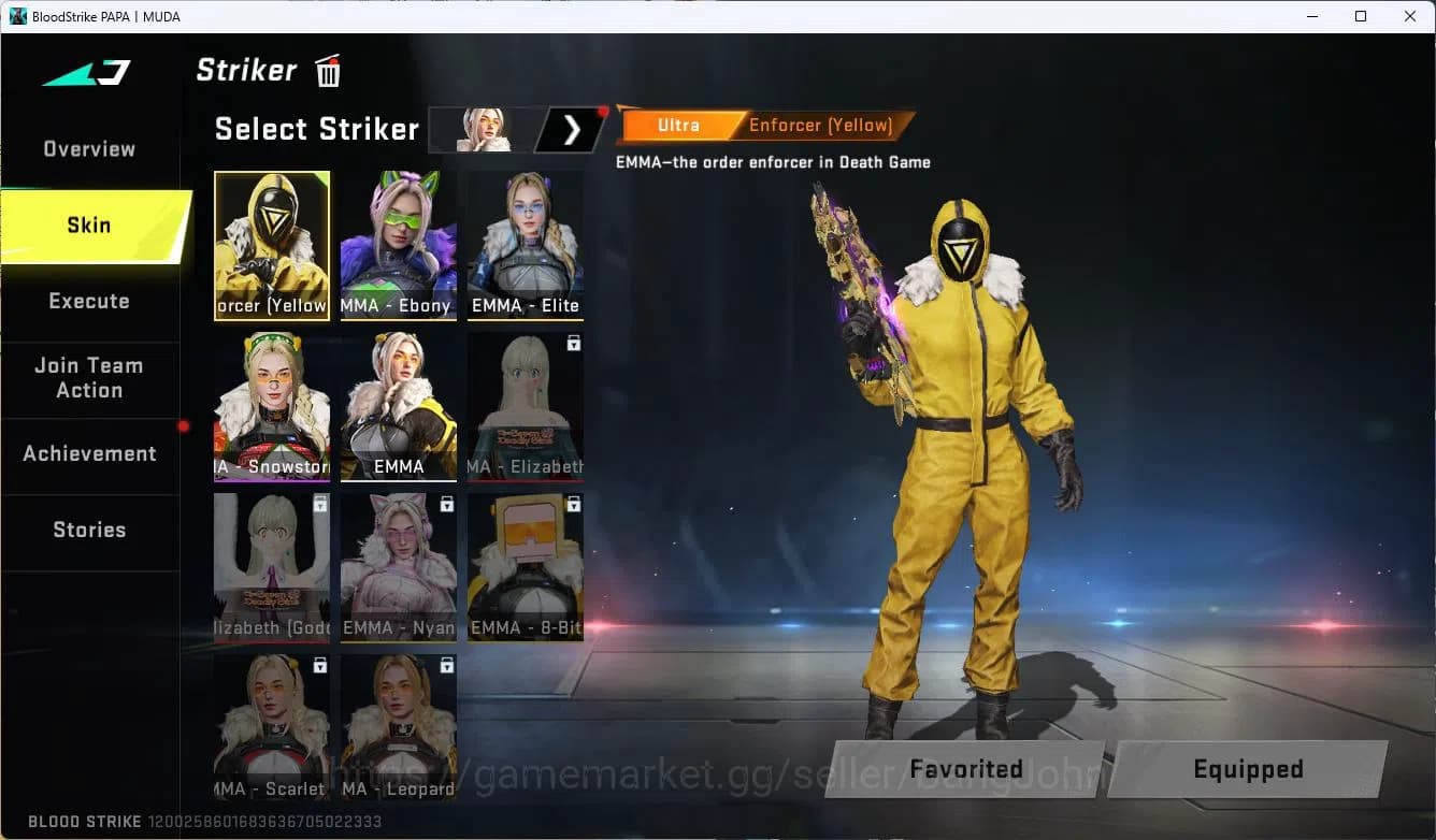Blood Strike Accounts ASIA|ULTRA=AR97,AUG,MCX,M4A1,ORIGIN-12,URB,INP-9,S image 3