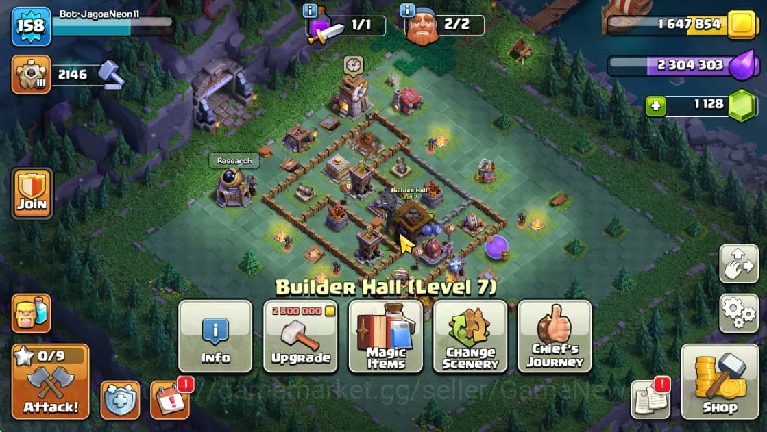 Clash of Clans Accounts TH 14-BH 7|LV 158|HH 8|BK 64,AQ 74,GW 49,MP 41,RC image 7