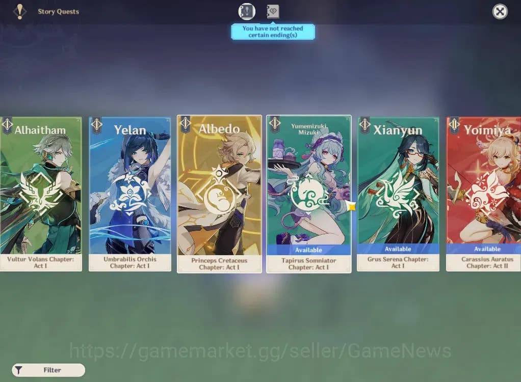 Genshin Impact Accounts ASIA |AR 55| 5 Limited +29(*4Character) |Furina,Cy image 12