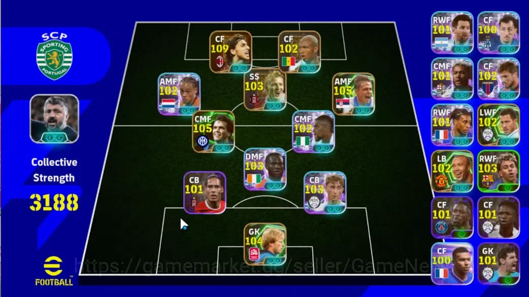 eFootball Accounts Mobile|BigTime FrankRijkaard,Castolo(PhenomFinishi image 1