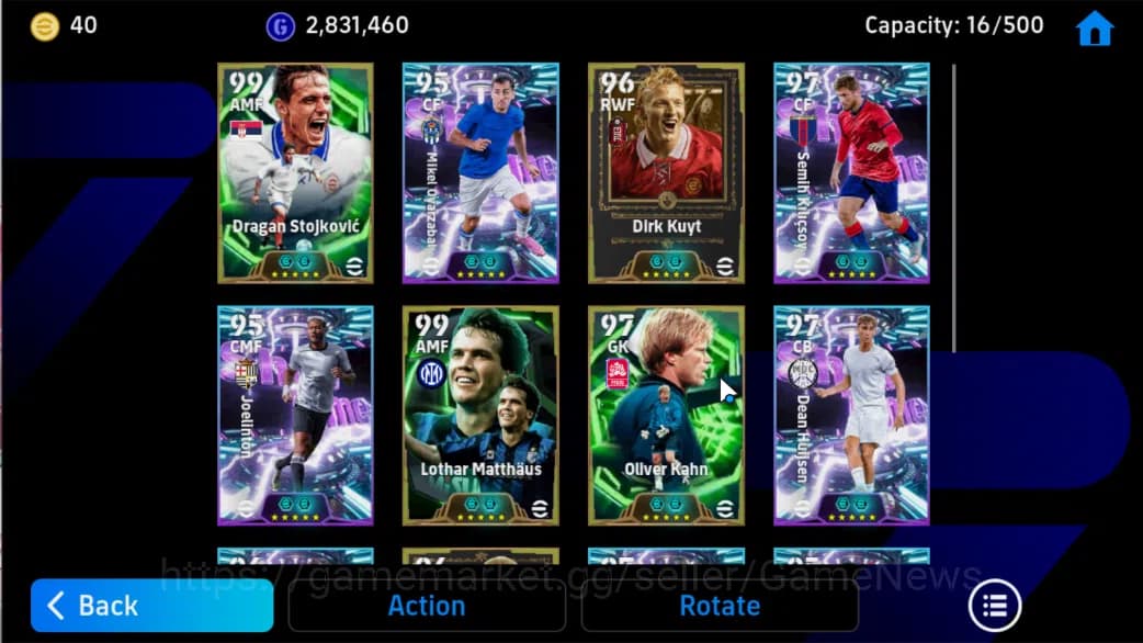 eFootball Accounts Mobile|BigTime FrankRijkaard,Castolo(PhenomFinishi image 6