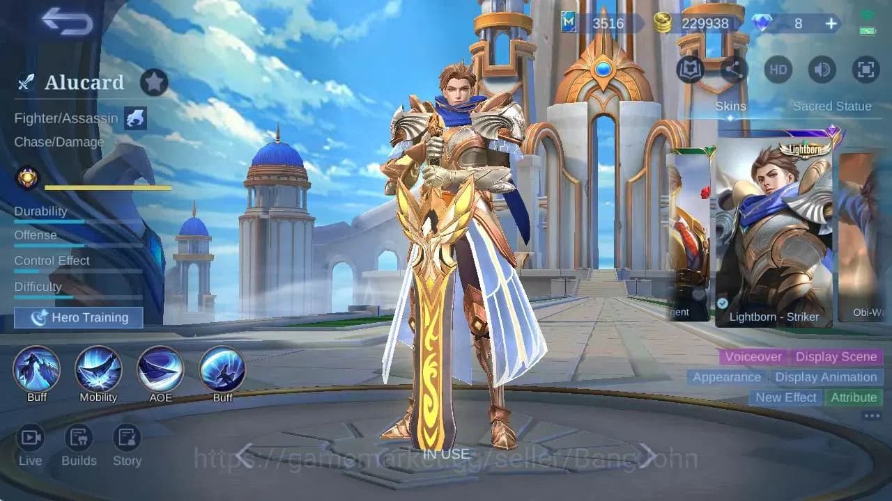Mobile Legends: Bang Bang Accounts Global|Hero 106|Skin 219|Renowned|CC Natalia|KOF K image 13