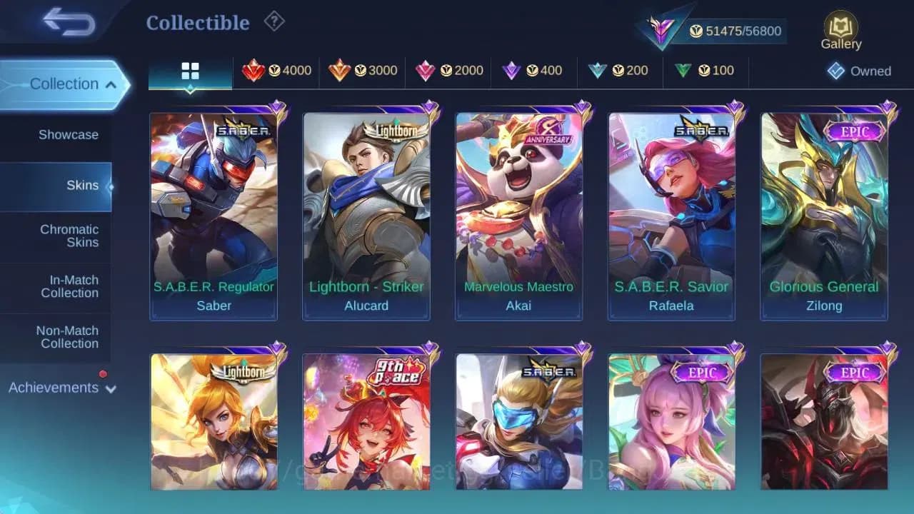 Mobile Legends: Bang Bang Accounts Global|Hero 106|Skin 219|Renowned|CC Natalia|KOF K image 16
