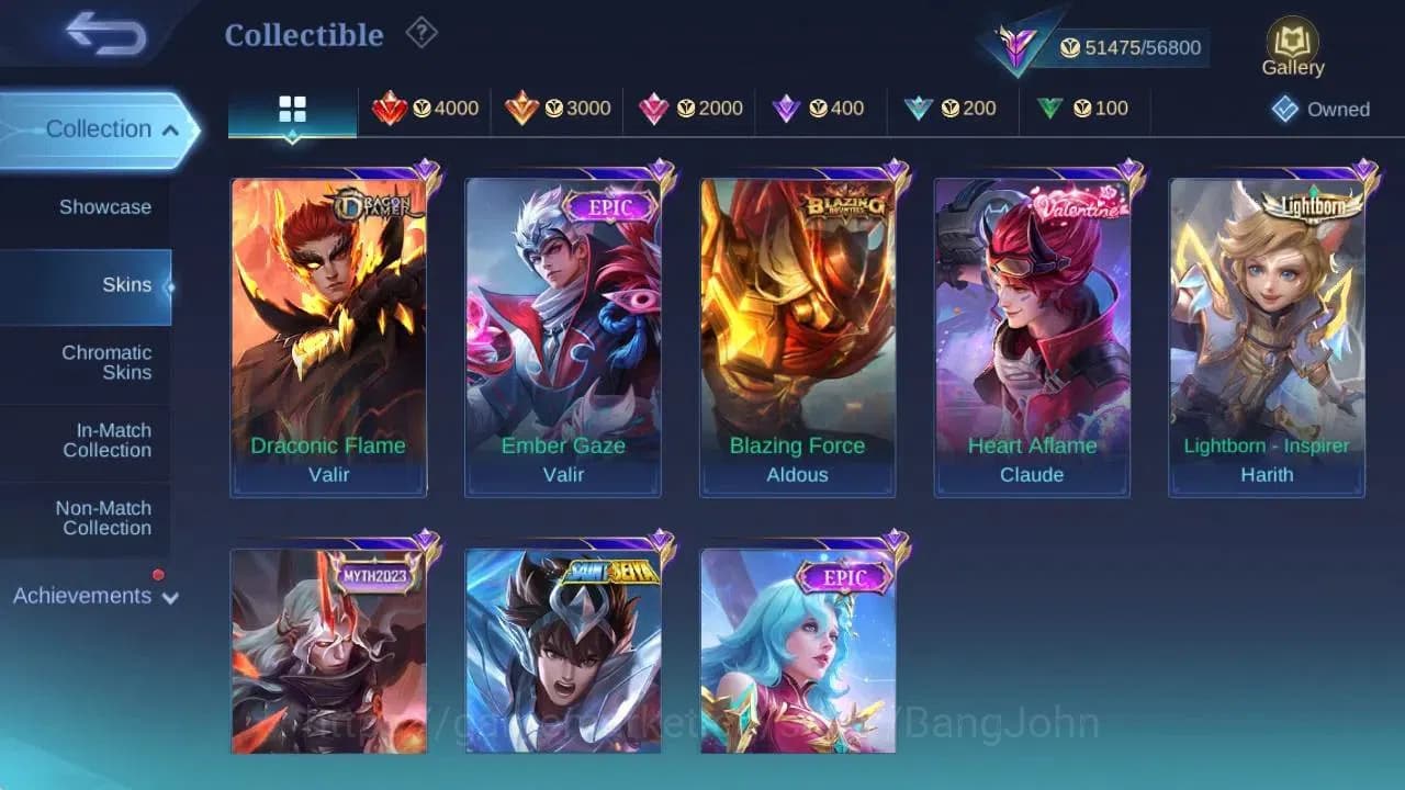 Mobile Legends: Bang Bang Accounts Global|Hero 106|Skin 219|Renowned|CC Natalia|KOF K image 18