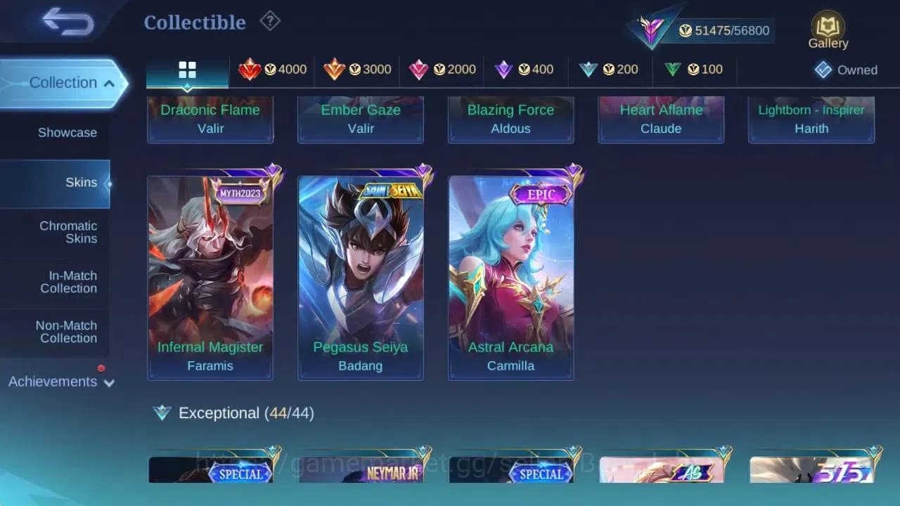 Mobile Legends: Bang Bang Accounts Global|Hero 106|Skin 219|Renowned|CC Natalia|KOF K image 19
