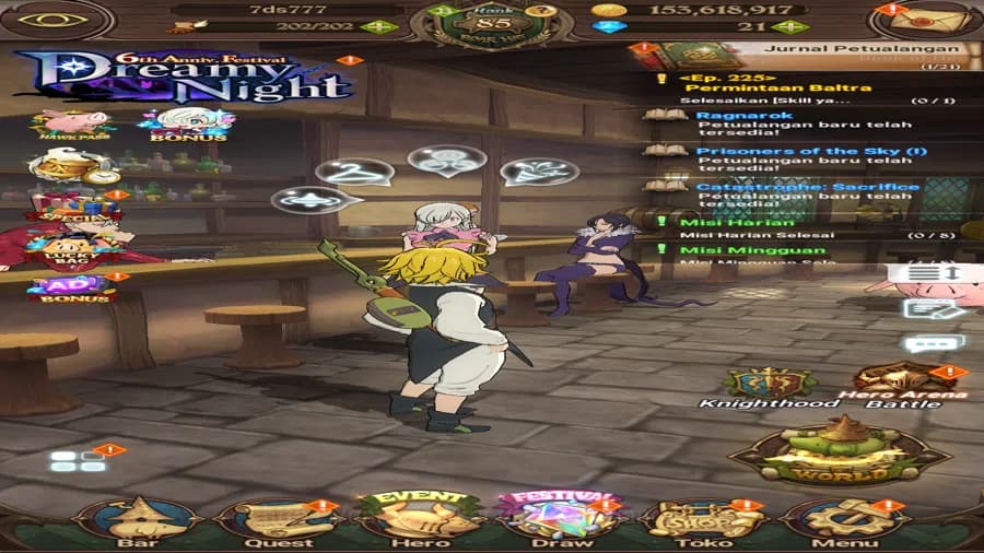 The Seven Deadly Sins: Grand Cross Accounts GLOBAL|2.8M CC|1LR Elizabeth,Full Collab Fire forc image 1