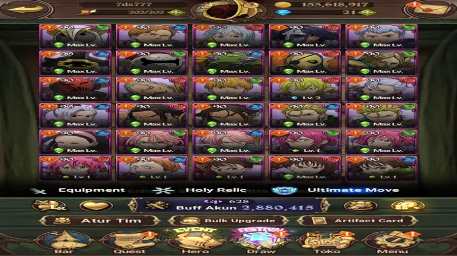 The Seven Deadly Sins: Grand Cross Accounts GLOBAL|2.8M CC|1LR Elizabeth,Full Collab Fire forc image 14