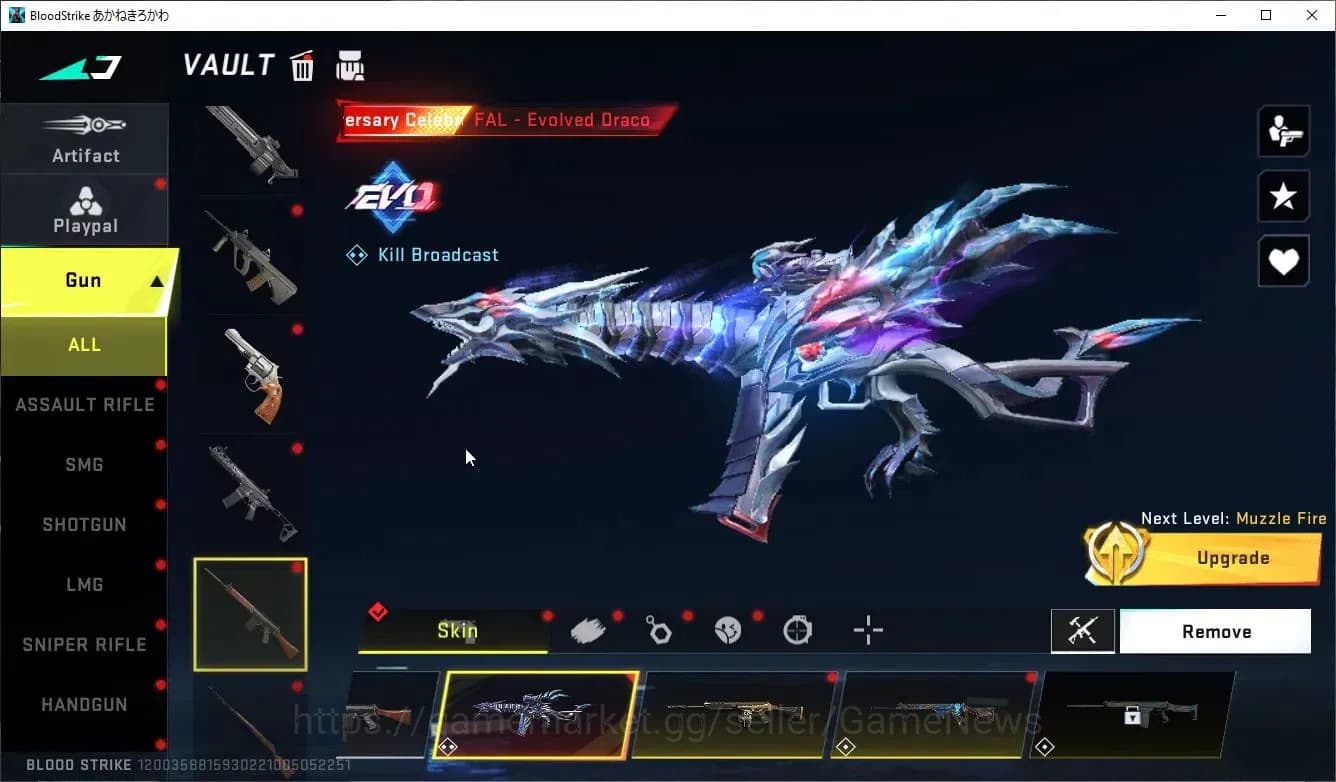 Blood Strike Accounts ASIA|Eternal Zero,M4A1-Embrance,Karl98K+4 ULTRA[No image 11