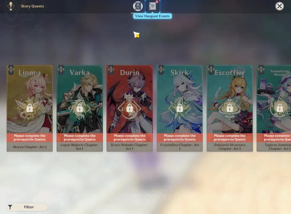Genshin Impact Accounts Asia|AR35|Starter|1Limited+15(*4Character)|Skrik,K image 12