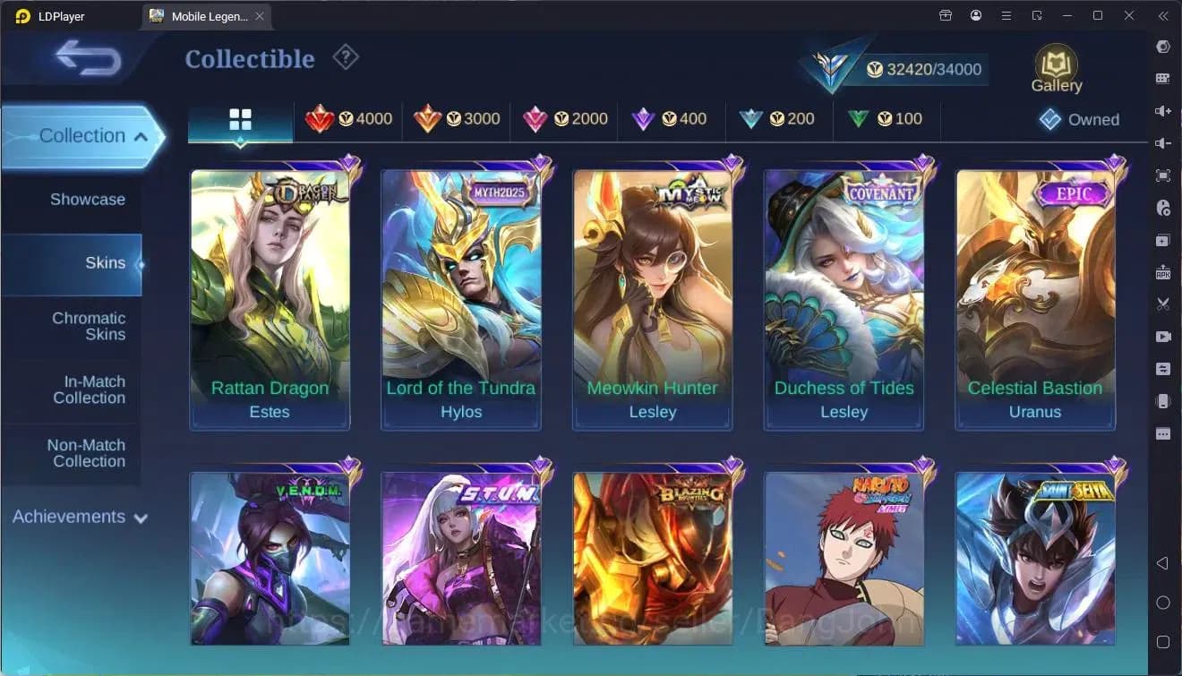 Mobile Legends: Bang Bang Accounts Global|Hero 102|Skin 151|Expert|KOF Karina|Gara|SS image 10