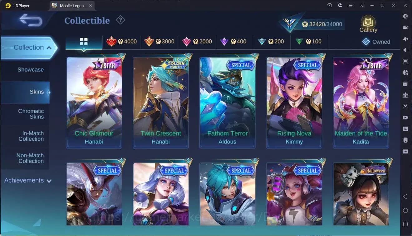 Mobile Legends: Bang Bang Accounts Global|Hero 102|Skin 151|Expert|KOF Karina|Gara|SS image 16