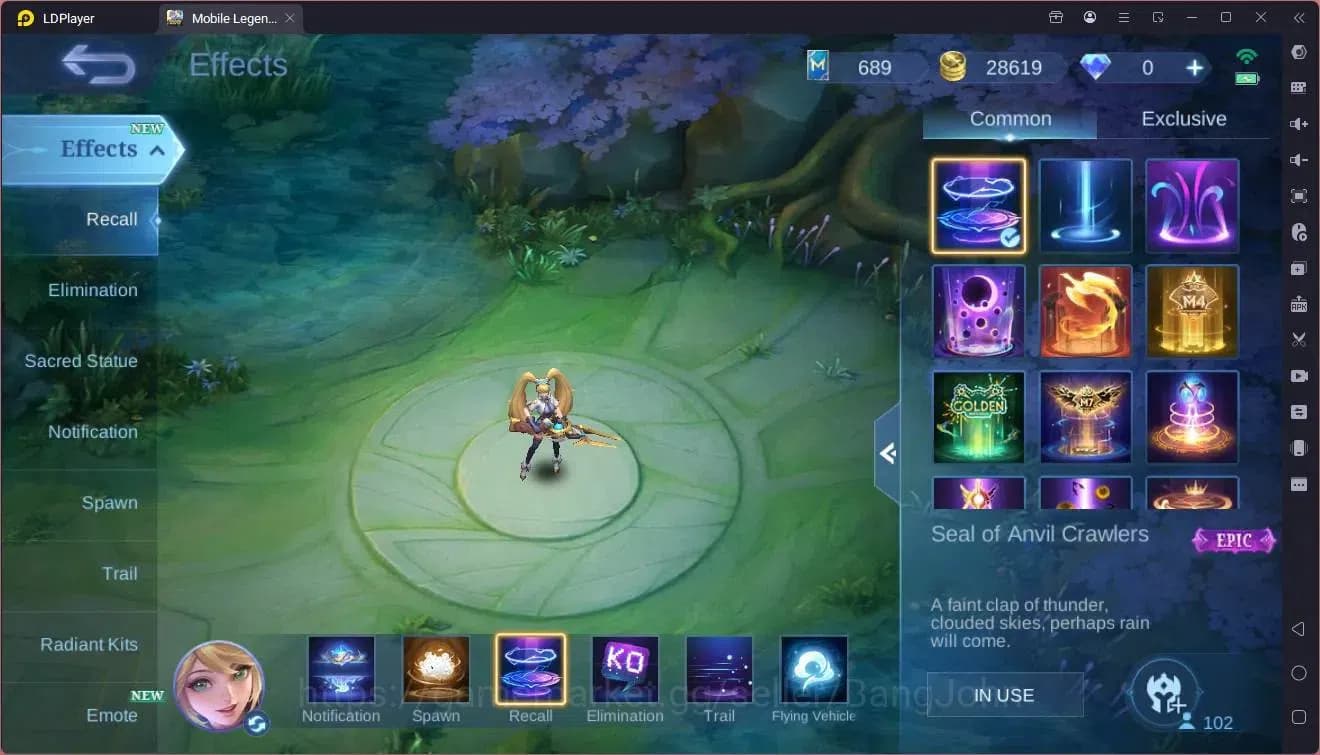 Mobile Legends: Bang Bang Accounts Global|Hero 102|Skin 151|Expert|KOF Karina|Gara|SS image 6
