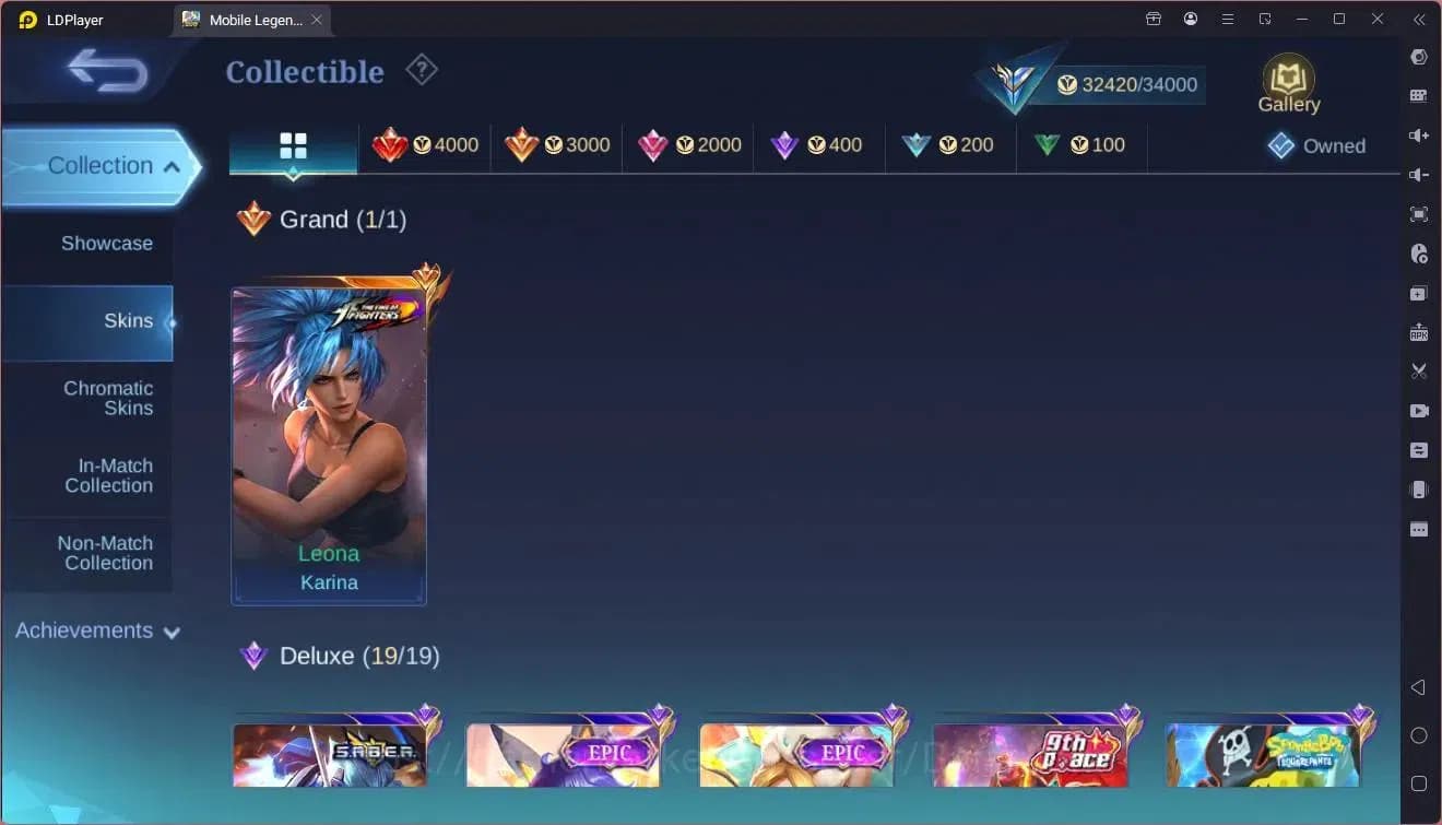 Mobile Legends: Bang Bang Accounts Global|Hero 102|Skin 151|Expert|KOF Karina|Gara|SS image 8