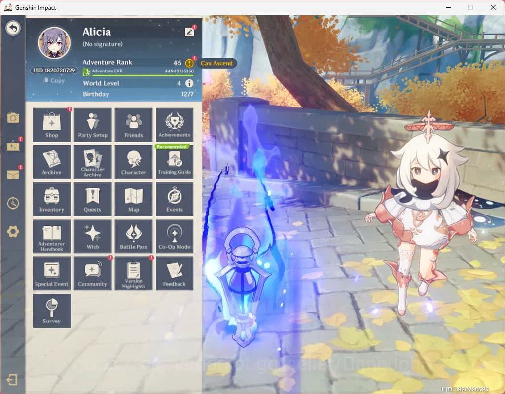 Genshin Impact Accounts ASIA|AR 45|Reuni ON|3 limit|Flins,Skirk,Mizuki,etc image 1